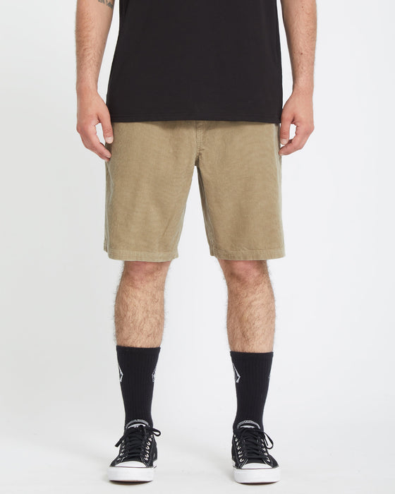 【OUTLET】VOLCOM Outer Spaced 21" Short - KHAKI