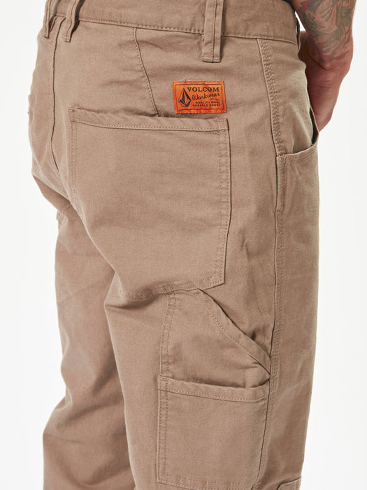 【OUTLET】VOLCOM Caliper Work Pants - Brindle