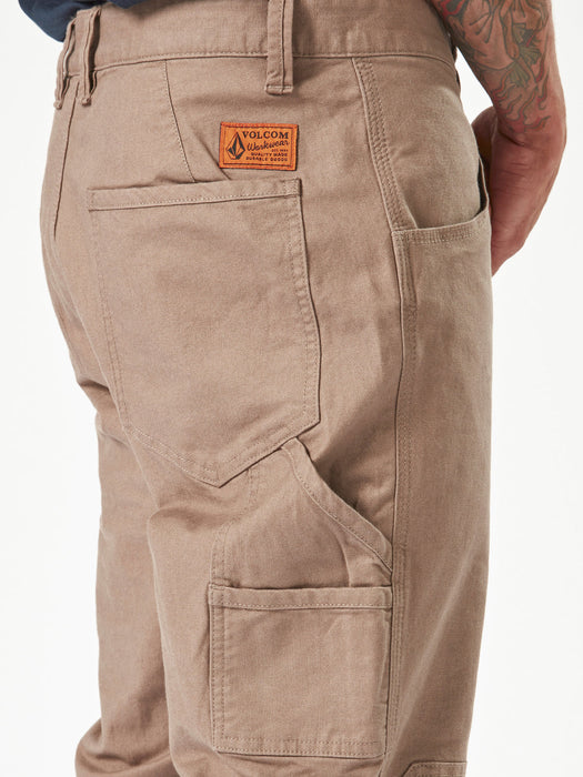 OUTLET】Volcom Workwear Caliper Cuffed Pants - Brindle
