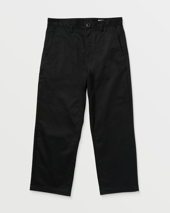 OUTLET】VOLCOM Frickin Skate Chino Pants - Black