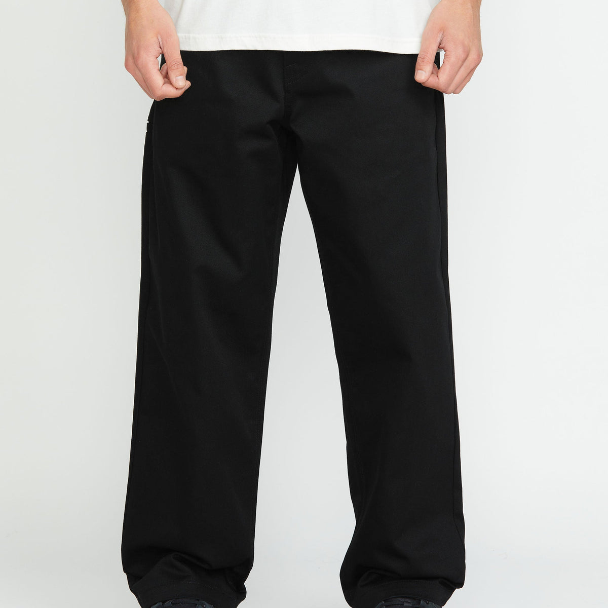 OUTLET FAMILY SALE】VOLCOM Frickin Skate Chino Pants - Black