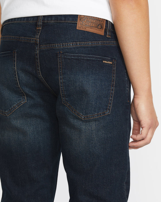 OUTLET FAMILY SALE】VOLCOM Vorta Slim Fit Jeans - New Vintage Blue