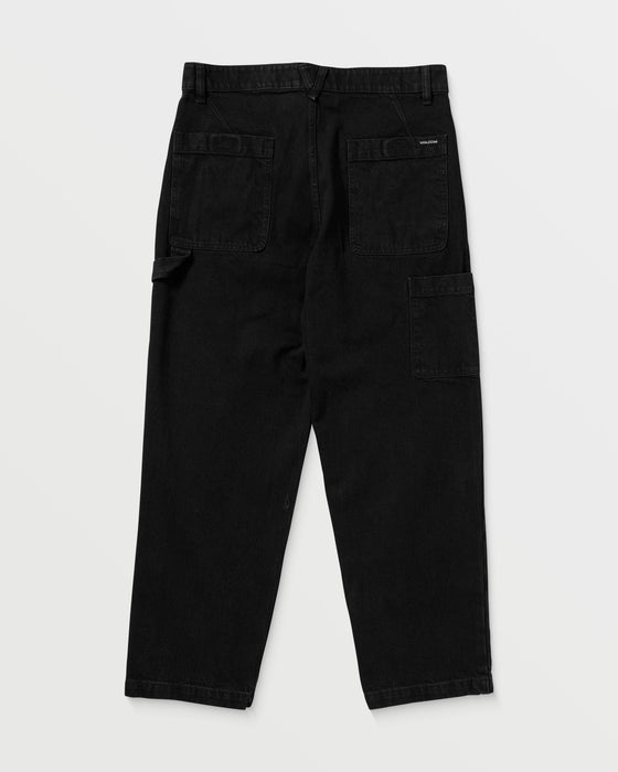 OUTLET】VOLCOM Kraftsman Ii Jeans - New Black