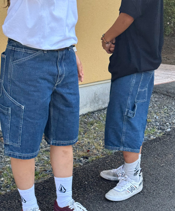 【OUTLET】VOLCOM Labored Denim Utility Short - Indigo Ridge Wash