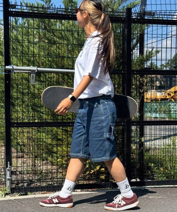 【OUTLET】VOLCOM Labored Denim Utility Short - Indigo Ridge Wash