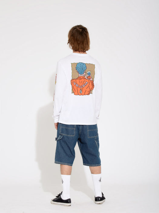 VOLCOM Labored Denim Utility Short - Indigo Ridge Wash