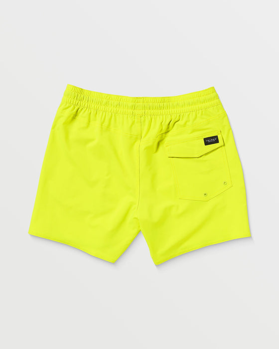 【OUTLET】VOLCOM Lido Solid Trunks - Tennis Ball