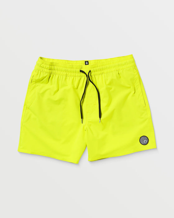 【OUTLET】VOLCOM Lido Solid Trunks - Tennis Ball