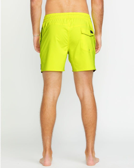 【OUTLET】VOLCOM Lido Solid Trunks - Tennis Ball