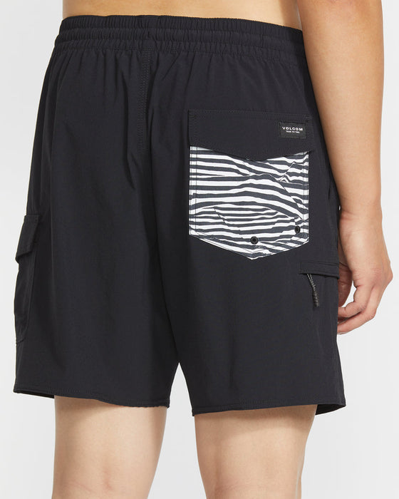 【OUTLET】VOLCOM TRULY LIBERATORS TRUNKS - BLACK