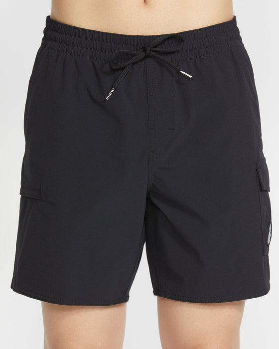 【OUTLET】VOLCOM TRULY LIBERATORS TRUNKS - BLACK