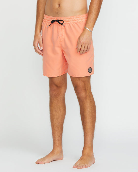 【OUTLET】VOLCOM CENTER TRUNK 17 - PALE PEACH