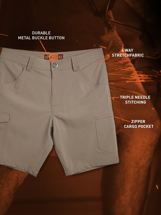 【OUTLET】Volcom Workwear Slab Hybrid Shorts - Black