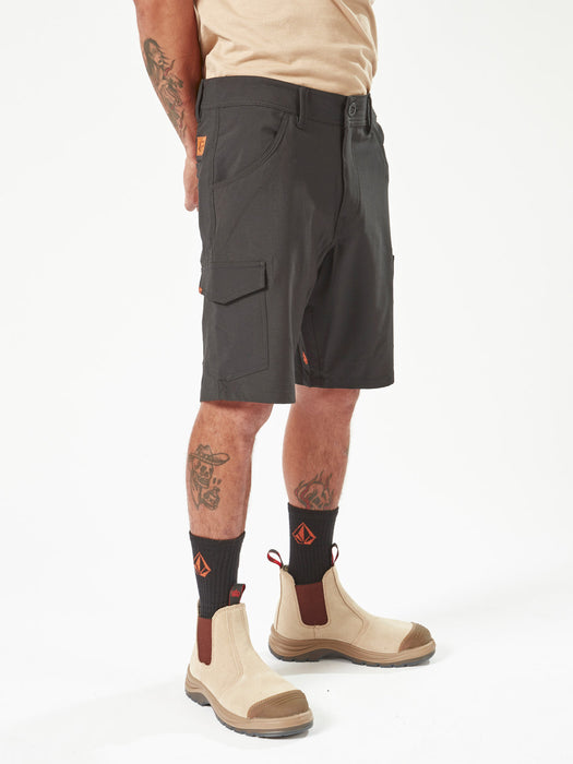 【OUTLET】Volcom Workwear Slab Hybrid Shorts - Black