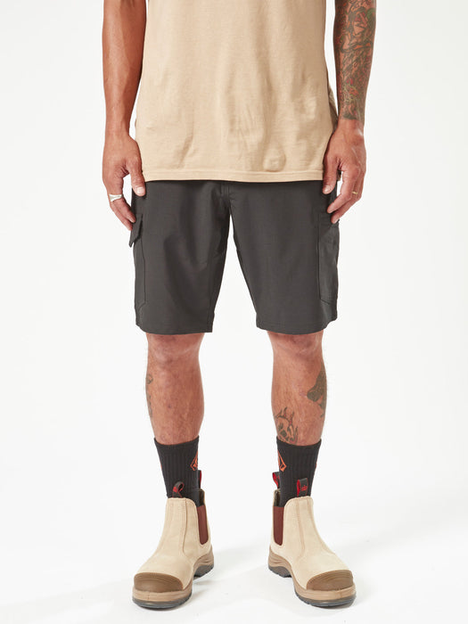 【OUTLET】Volcom Workwear Slab Hybrid Shorts - Black