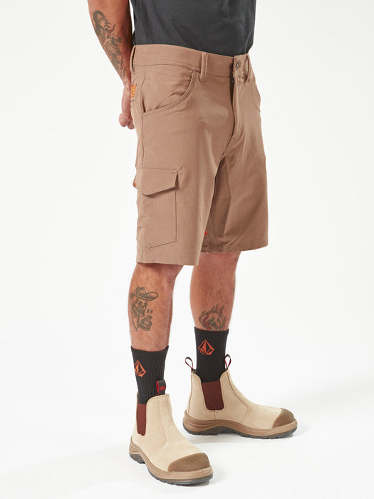 【OUTLET】Volcom Workwear Slab Hybrid Shorts - Brindle