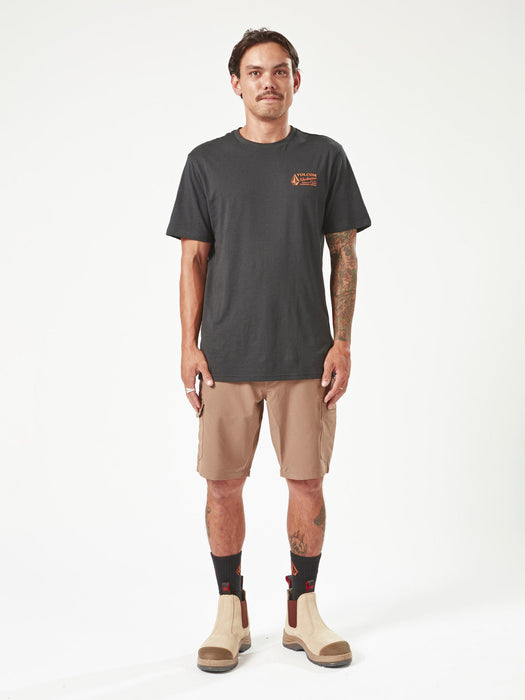 【OUTLET】Volcom Workwear Slab Hybrid Shorts - Brindle