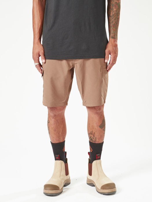 【OUTLET】Volcom Workwear Slab Hybrid Shorts - Brindle