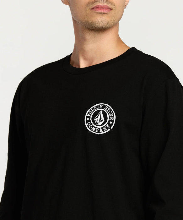 SALE】VOLCOM メンズ LOGO STAMP LST ロングスリーブTシャツ