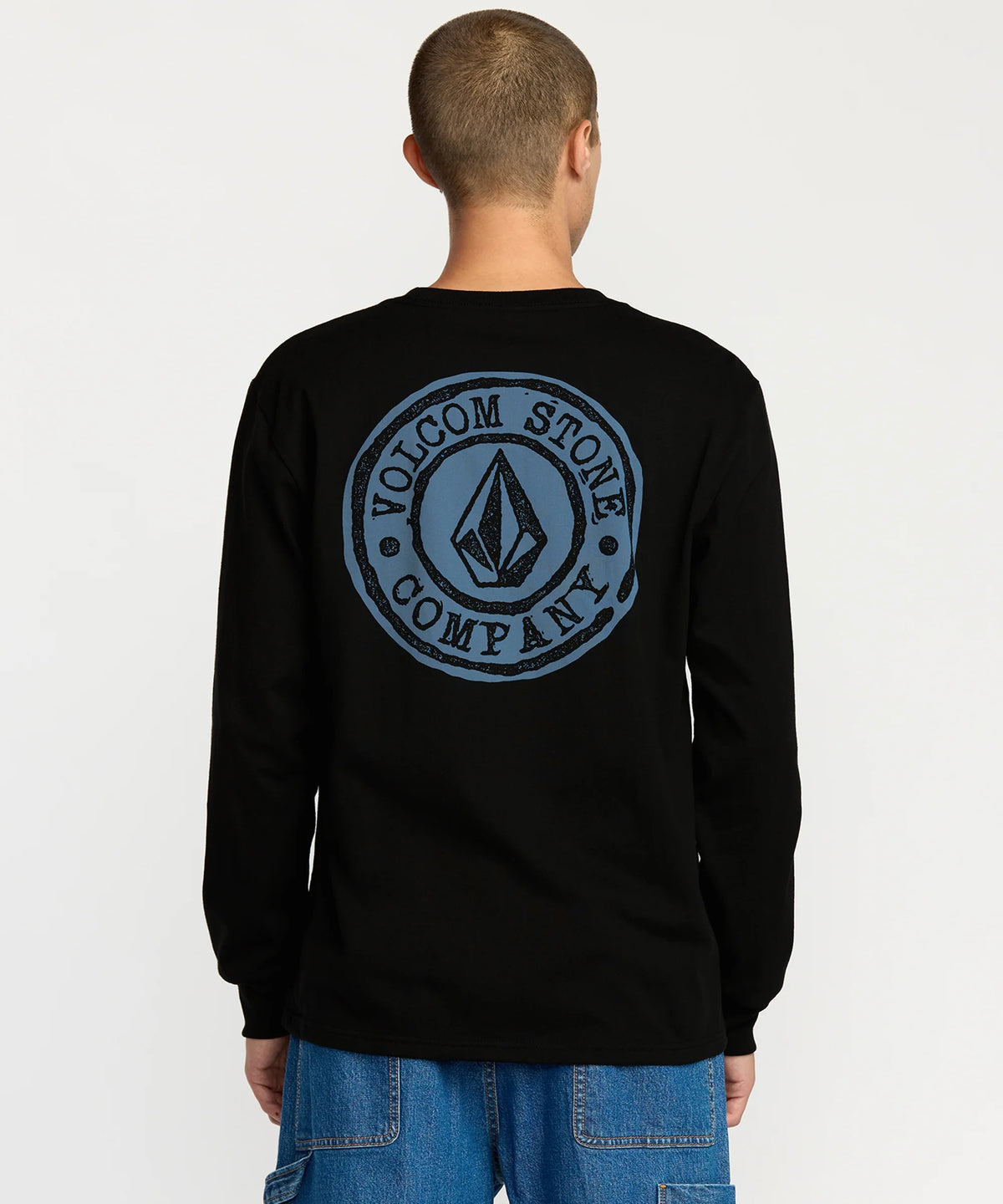 OUTLET】VOLCOM メンズ LOGO STAMP LST ロングスリーブTシャツ