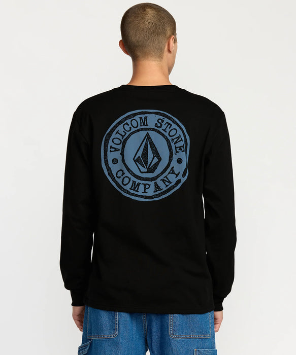SALE】VOLCOM メンズ LOGO STAMP LST ロングスリーブTシャツ
