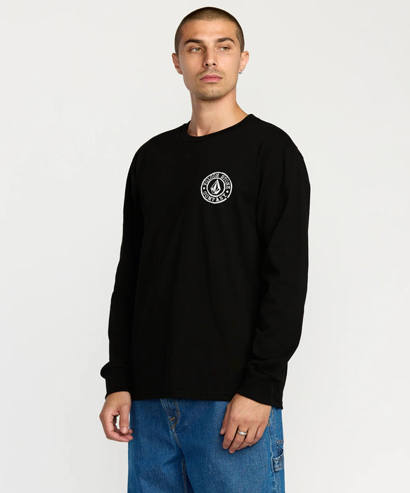 SALE】VOLCOM メンズ LOGO STAMP LST ロングスリーブTシャツ
