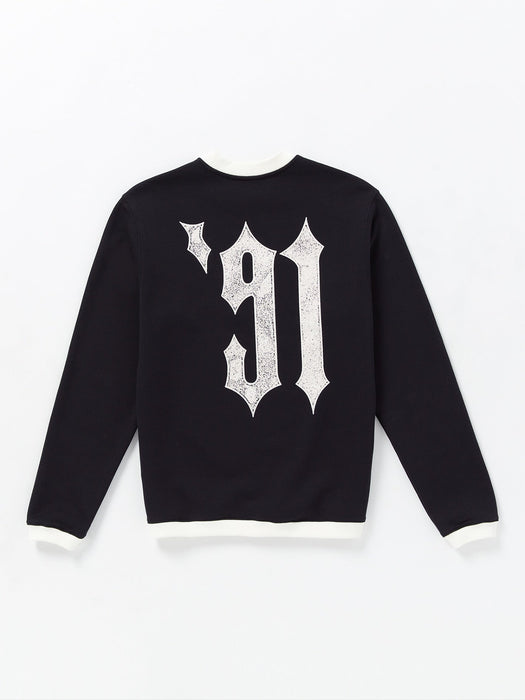 OUTLET】VOLCOM Skate Vitals Grant Taylor Crew Sweatshirt - Black