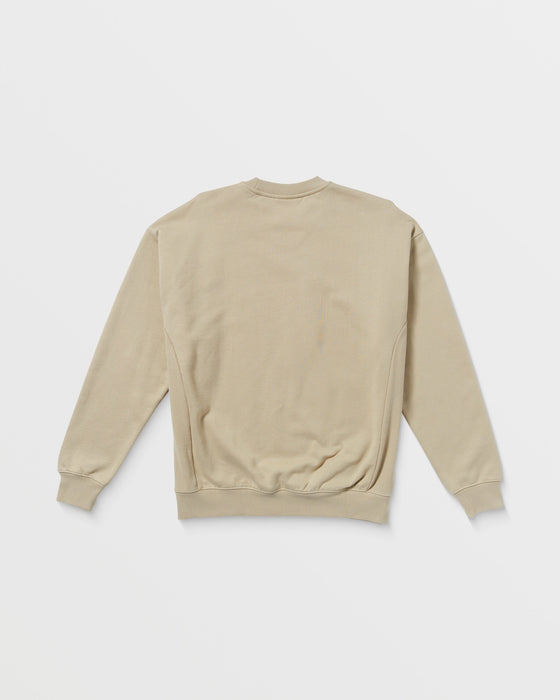 【OUTLET】VOLCOM Operators Crew - Light Khaki