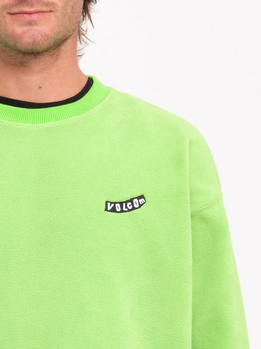 【OUTLET】VOLCOM Too Kool Sweatshirt - Electric Green