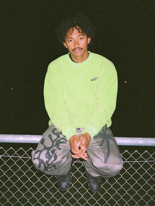 【OUTLET】VOLCOM Too Kool Sweatshirt - Electric Green