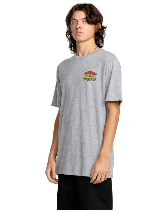 SALE】VOLCOM メンズ ALOHA NEVER DIES FILL SST 半袖Tシャツ