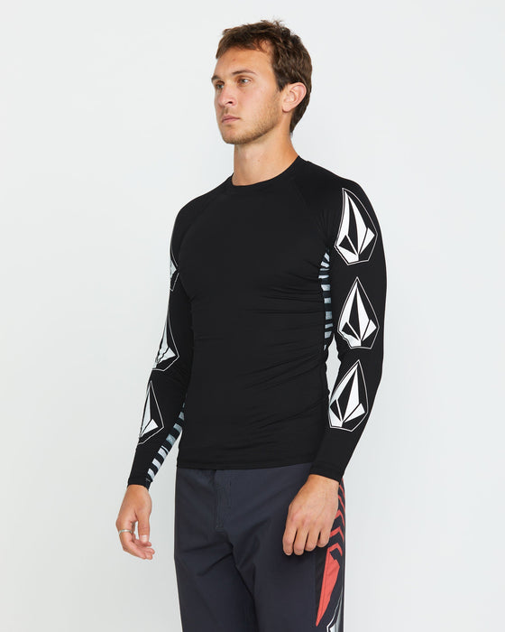 【OUTLET】VOLCOM Surf Vitals Jack Robinson Tght Long Sleeve - Black