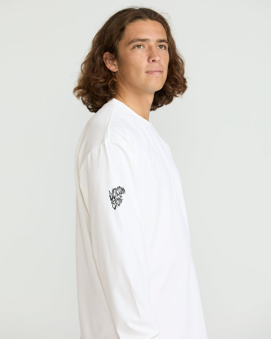 VOLCOM Wavvyyy Surf Long Sleeve Tshirts - BLACK