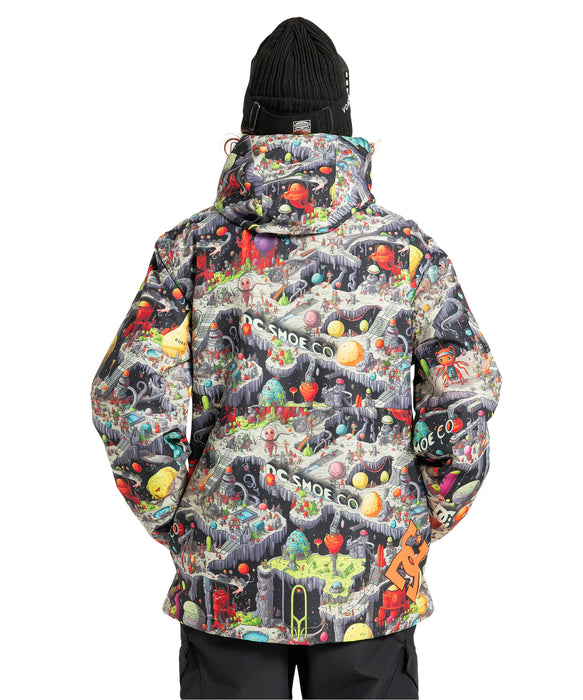 DC SHOES メンズ BASIS PRINT JACKET スノージャケット 【25-26SNOWモデル】 KTA4 / L