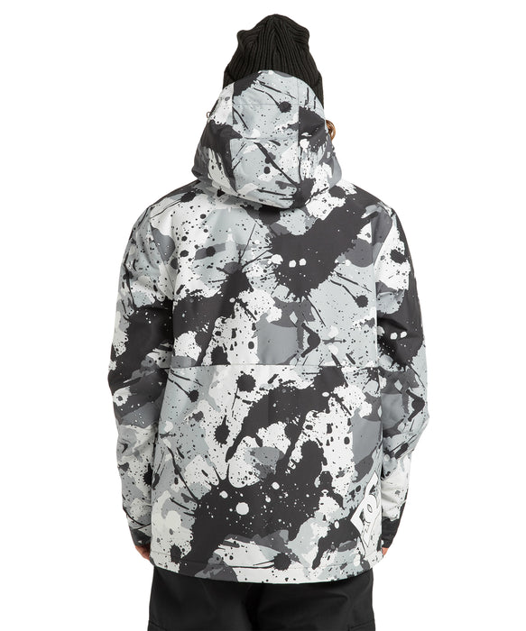 DC SHOES メンズ BASIS PRINT JACKET スノージャケット 【25-26SNOW