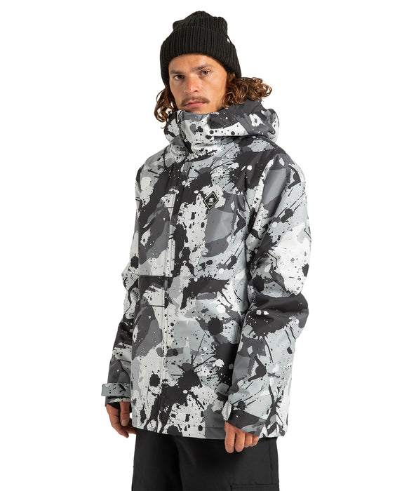DC SHOES メンズ BASIS PRINT JACKET スノージャケット 【25-26SNOWモデル】 KZL4 / L