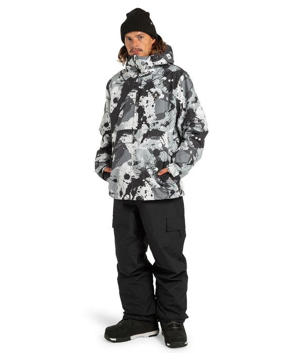 DC SHOES メンズ BASIS PRINT JACKET スノージャケット 【25-26SNOWモデル】 KZL4 / L