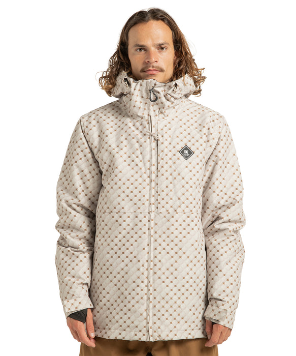 DC SHOES メンズ BASIS PRINT JACKET スノージャケット 【25-26SNOW