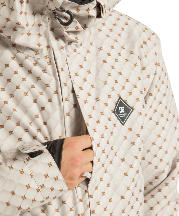 DC SHOES メンズ BASIS PRINT JACKET スノージャケット 【25-26SNOW