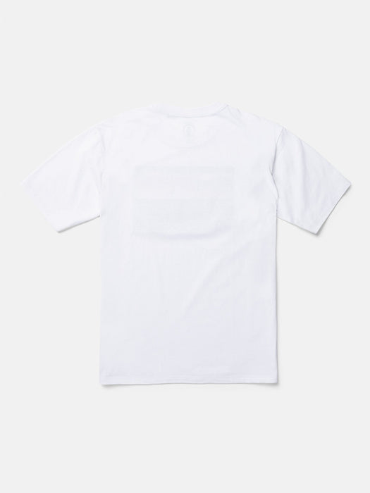 【OUTLET】VOLCOM True To This Poster Short Sleeve Tee - White