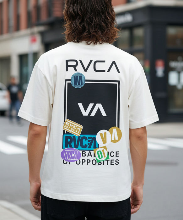 【接続冷感】RVCA メンズ VACATION TAG BOX Tシャツ 【2026年夏モデル】