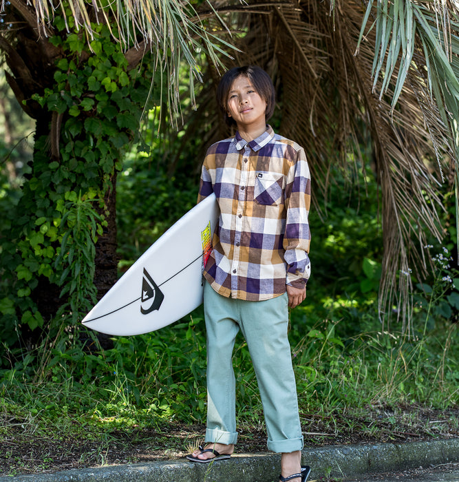 ◆トライアルキャンペーン◆Quiksilver MOTHERFLY CLASSIC FLANNEL YTH