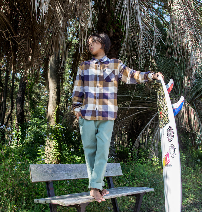 ◆トライアルキャンペーン◆Quiksilver MOTHERFLY CLASSIC FLANNEL YTH