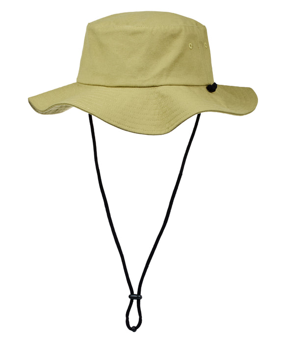 QUIKSILVER メンズ BUSHMASTER サファリハット あご紐付き コットンツイル