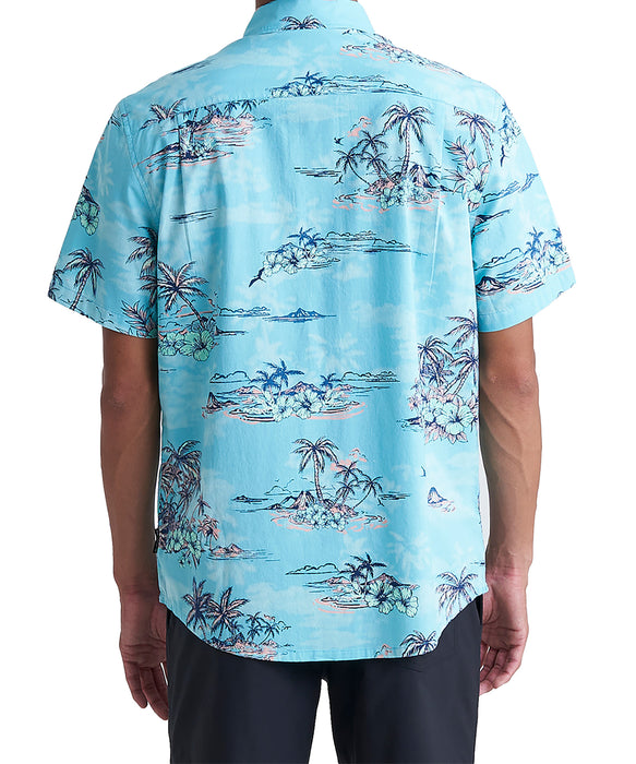 【OUTLET】QUIKSILVER メンズ APERO CLASSIC SS 半袖シャツ コットン レギュラーフィット