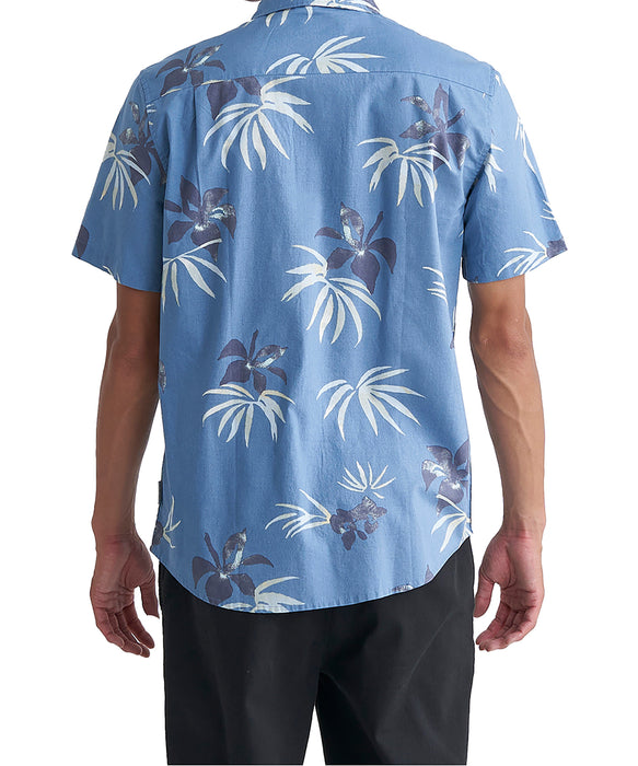 【OUTLET】QUIKSILVER メンズ APERO CLASSIC SS 半袖シャツ コットン レギュラーフィット