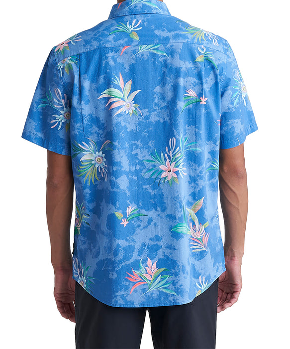 OUTLET】QUIKSILVER メンズ APERO CLASSIC SS 半袖シャツ コットン