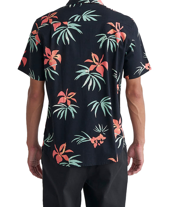 【OUTLET】QUIKSILVER メンズ APERO CLASSIC SS 半袖シャツ コットン レギュラーフィット