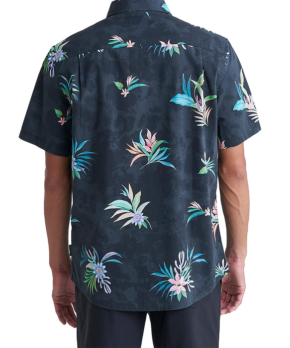 【OUTLET】QUIKSILVER メンズ APERO CLASSIC SS 半袖シャツ コットン レギュラーフィット