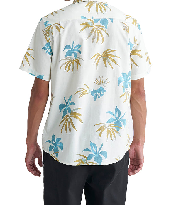 【OUTLET】QUIKSILVER メンズ APERO CLASSIC SS 半袖シャツ コットン レギュラーフィット